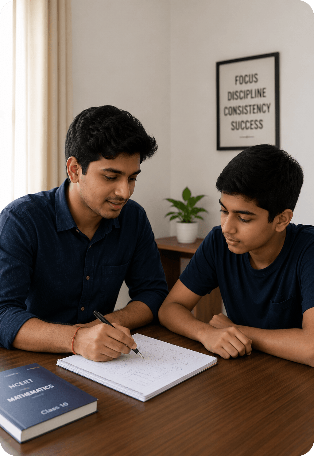 OTOO tutor working with a student at home